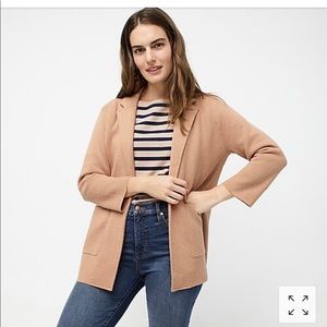 J.CREW XXS Sophie open-front sweater-blazer